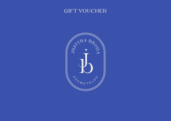 Granatowy voucher podarunkowy Justyny Brody